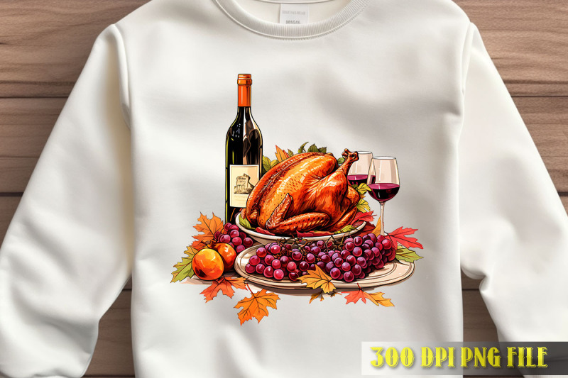 vintage-wine-and-turkey-design