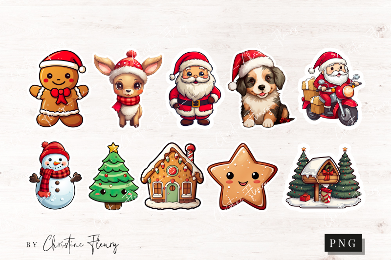 cute-christmas-stickers-png-bundle