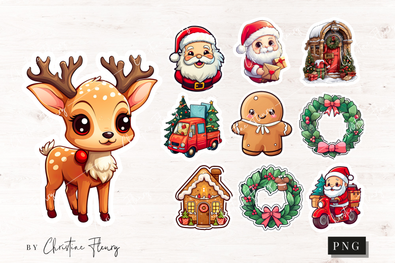 cute-christmas-stickers-png-bundle