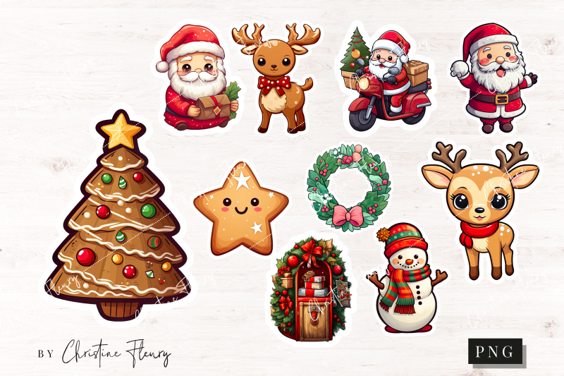 cute-christmas-stickers-png-bundle