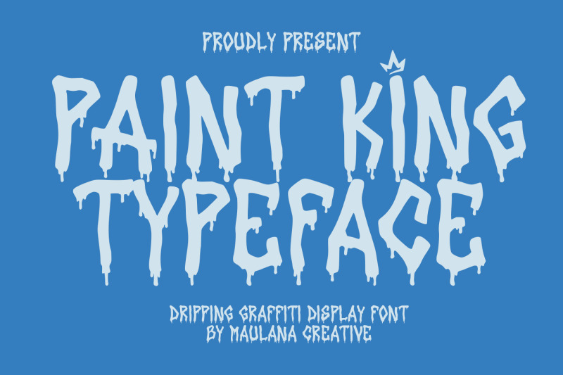 paint-king-dripping-graffiti-display-font