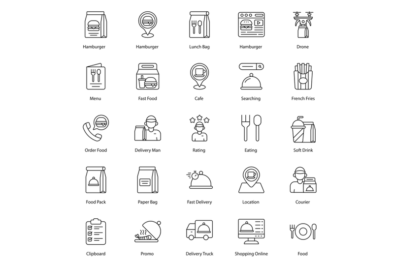 food-delivery-icon-set