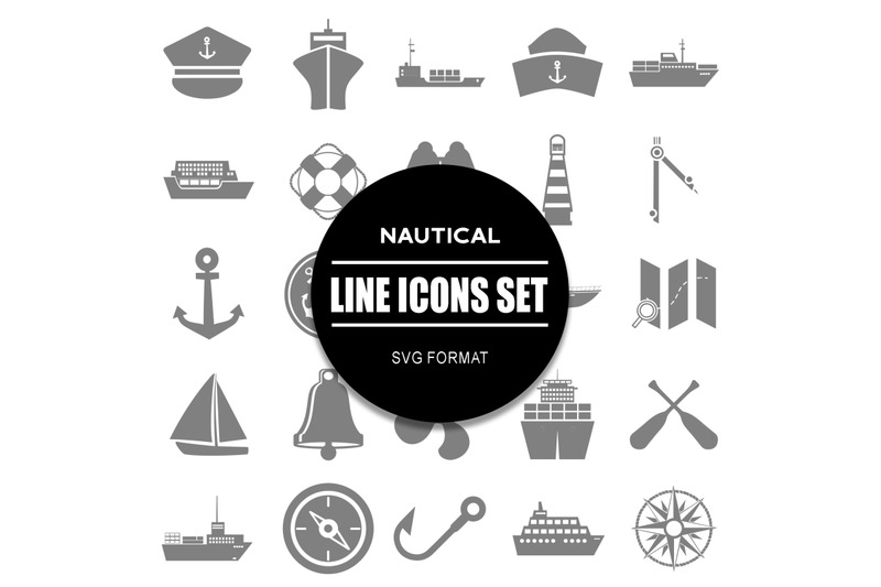 nautical-icon-set