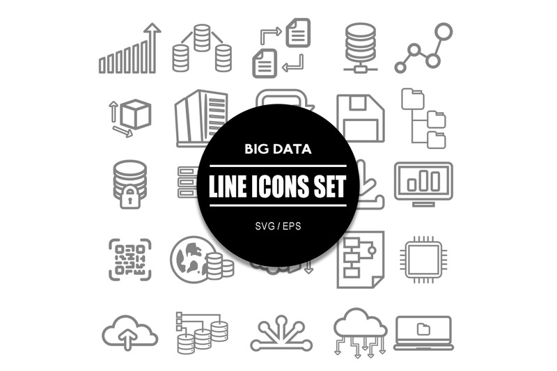 big-data-icon-set