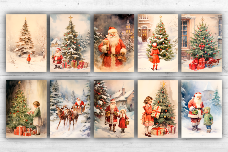 10-watercolor-christmas-posters-cards