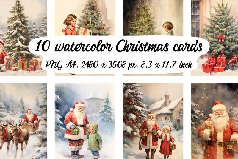 10-watercolor-christmas-posters-cards