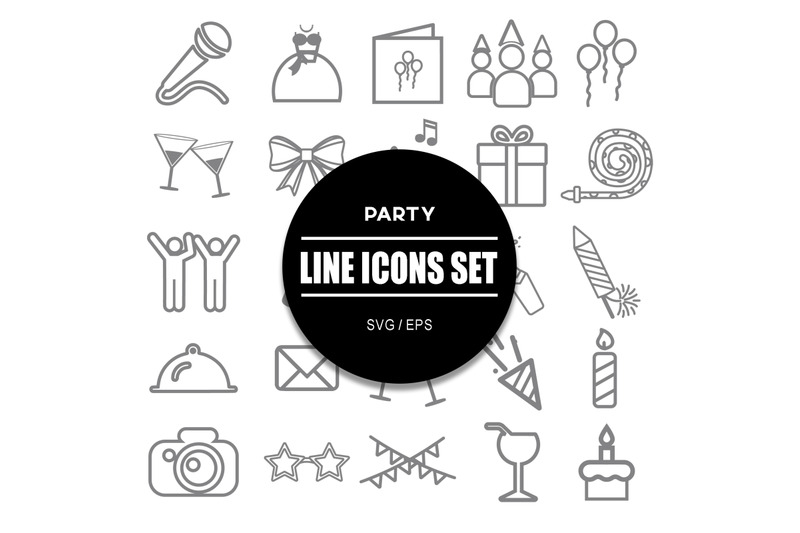 party-line-icon-set