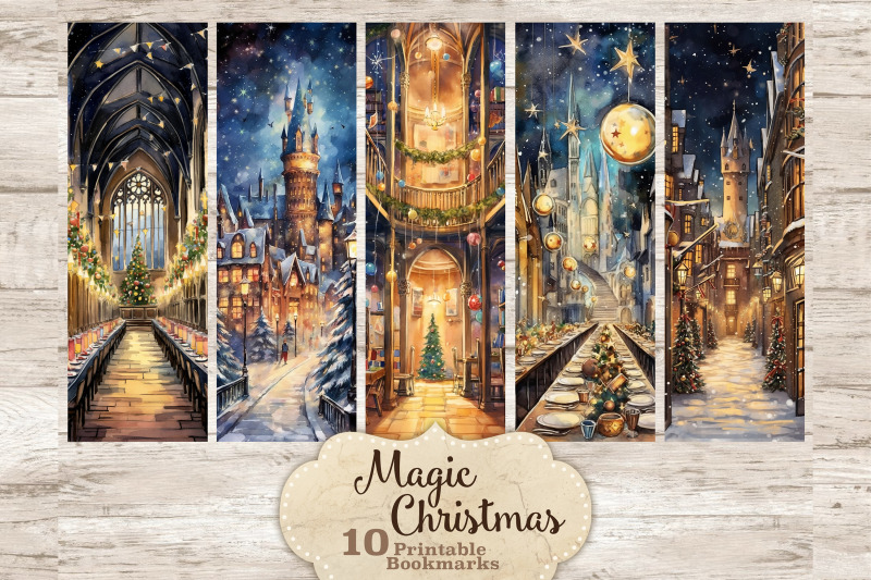 christmas-bookmark-magical-castle-printable