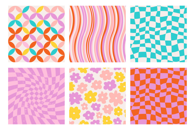 groovy-digital-papers-retro-seamless-patterns