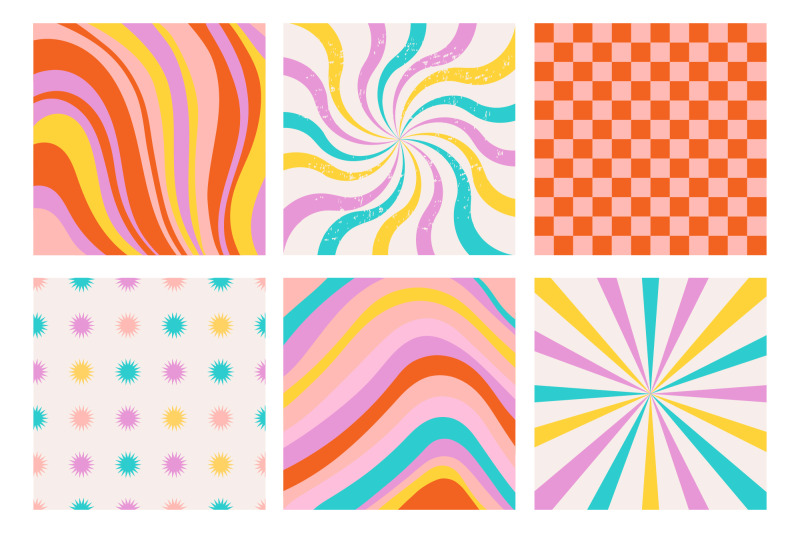 groovy-digital-papers-retro-seamless-patterns
