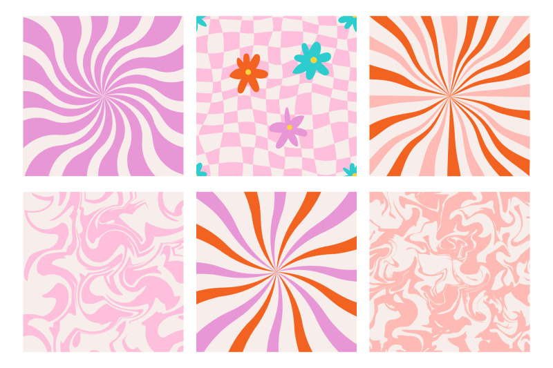 groovy-digital-papers-retro-seamless-patterns