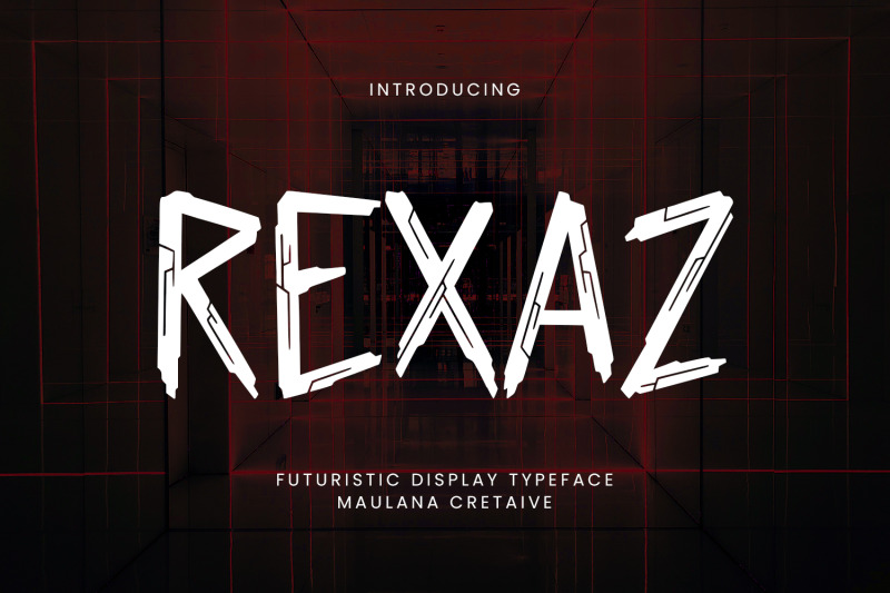 rexaz-futuristic-display-typeface