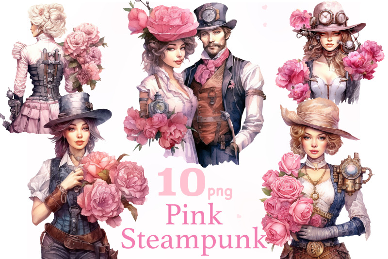 pink-steampunk-valentine-039-s-day-png-couple-valentines-png