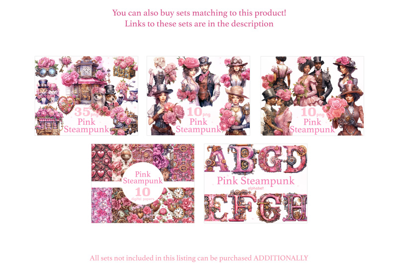 pink-steampunk-valentine-039-s-day-png-romantic-clipart-bundle