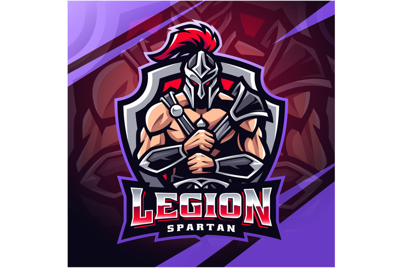 legion-spartan-esport-mascot-logo-design