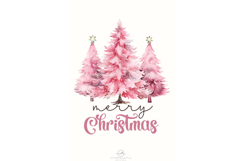 merry-christmas-png-pink-tree-design-for-sublimation