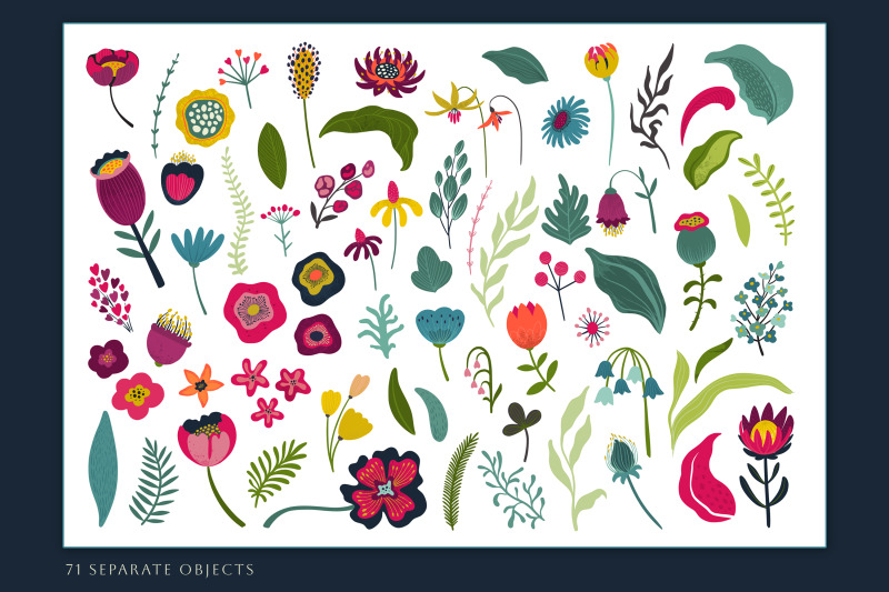 bright-blossom-vector-collection