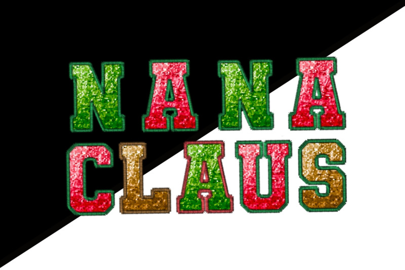 nana-claus-faux-sequin-for-sweatshirt-sublimation-design