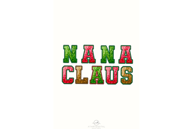 nana-claus-faux-sequin-for-sweatshirt-sublimation-design