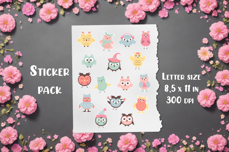 cute-owl-sticker-bundle
