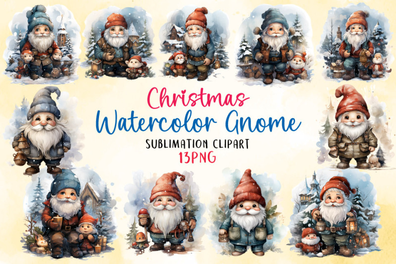 christmas-watercolor-gnome-bundle