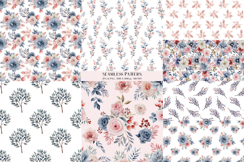 dusty-winter-floral-clipart-collection