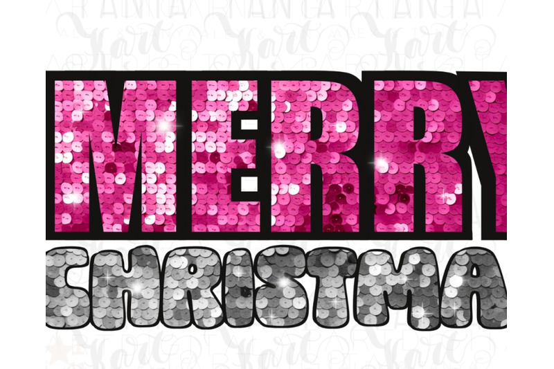 merry-christmas-sequin-glitter-letters-pink-and-gray-digital-downl