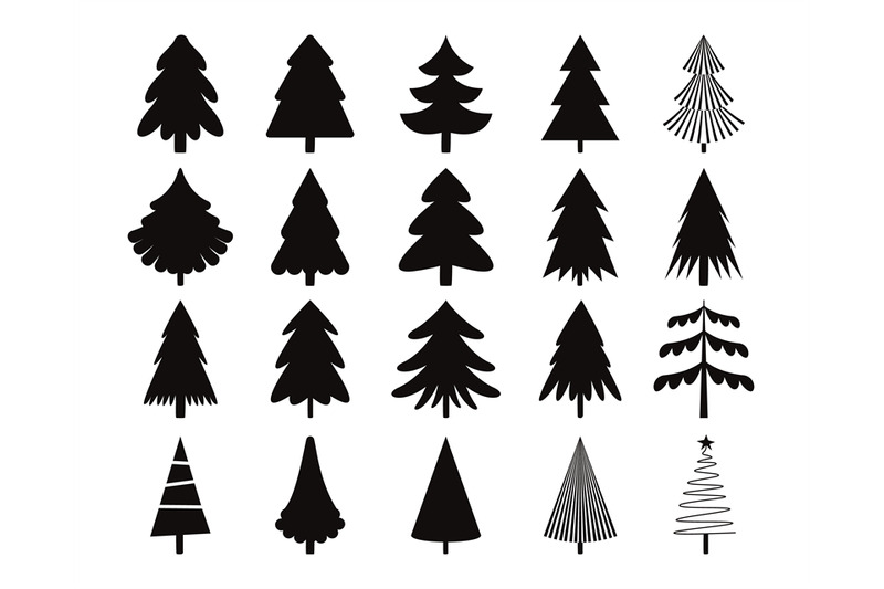 black-christmas-tree-icons-seamless-print-of-winter-holiday-trees-wit