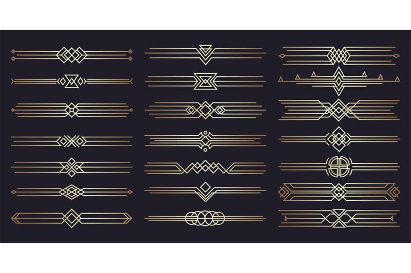 art-deco-headers-modern-classic-borders-with-floral-ornamental-accent