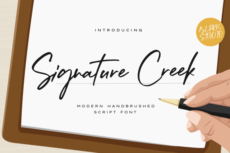 signature-creek-font
