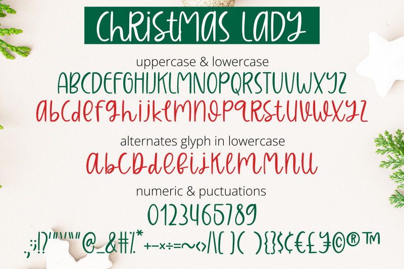 christmas-lady-an-informal-font