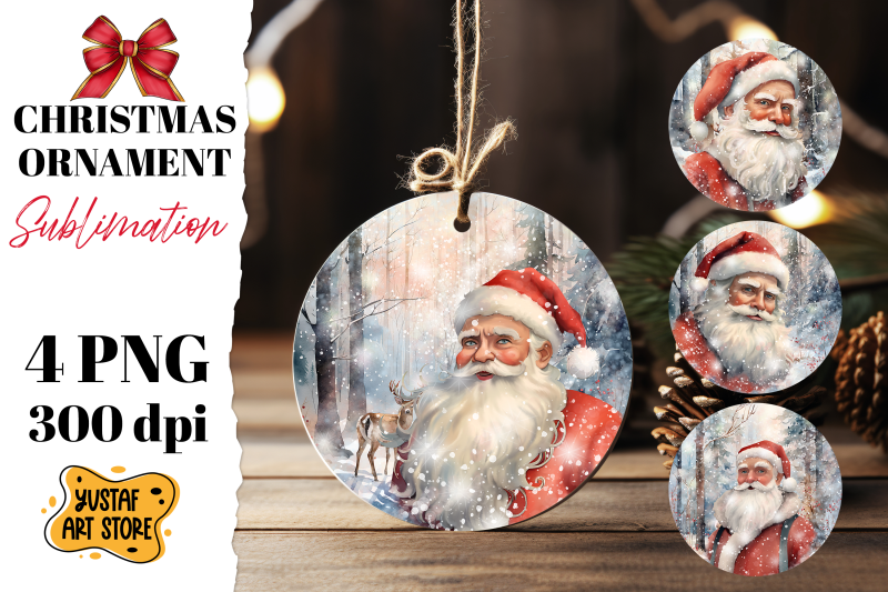 christmas-ornament-sublimation-santa-claus-4-design-png