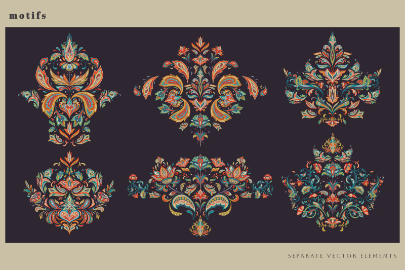 oriental-motifs-vector-collection
