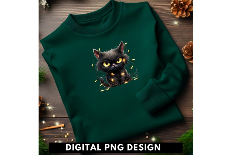 grumpy-cat-with-christmas-lights-black-cat-sublimation-design