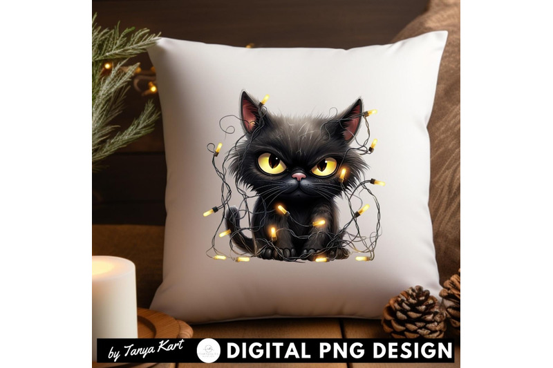 grumpy-cat-with-christmas-lights-black-cat-sublimation-design