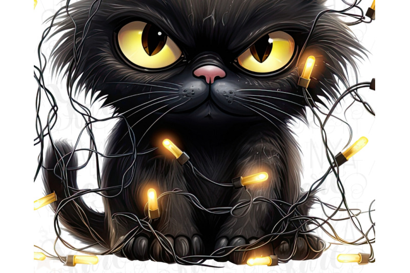 grumpy-cat-with-christmas-lights-black-cat-sublimation-design