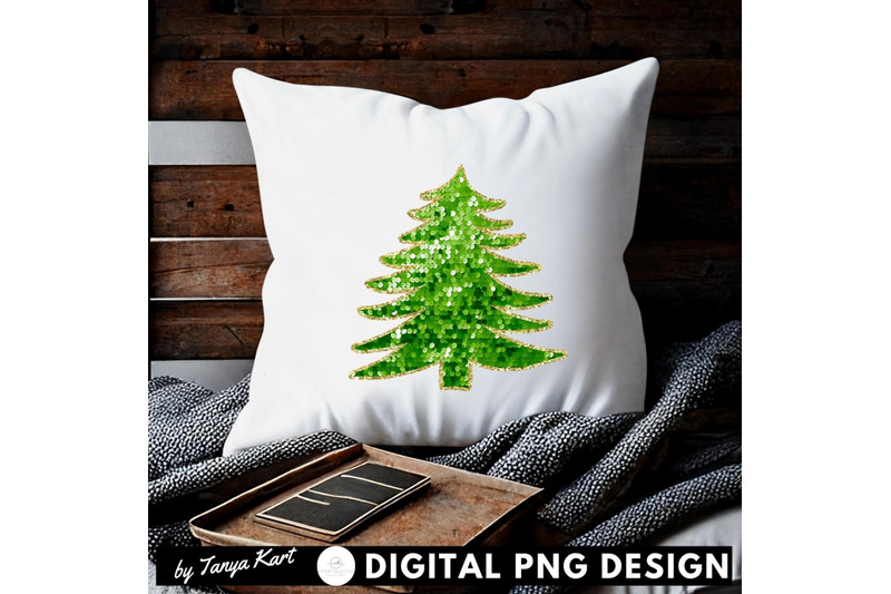 sequin-christmas-tree-png-digital-download-for-sublimation
