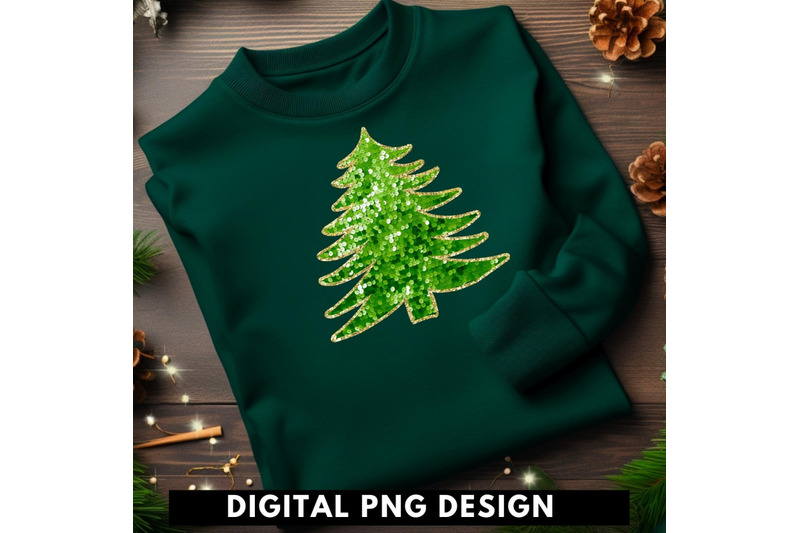 sequin-christmas-tree-png-digital-download-for-sublimation