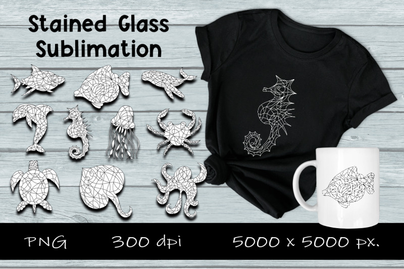 stained-glass-sublimation-png-design