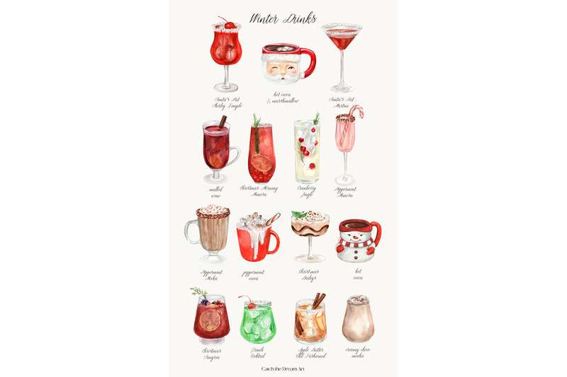 winter-drinks-christmas-cocktails-watercolor-clipart