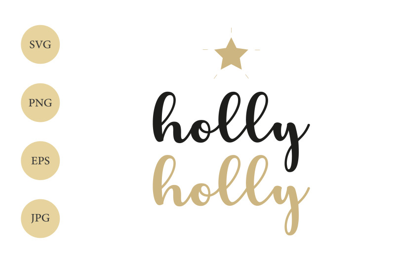 holly-holly-svg-christmas-sign-holiday-svg-star-design-file