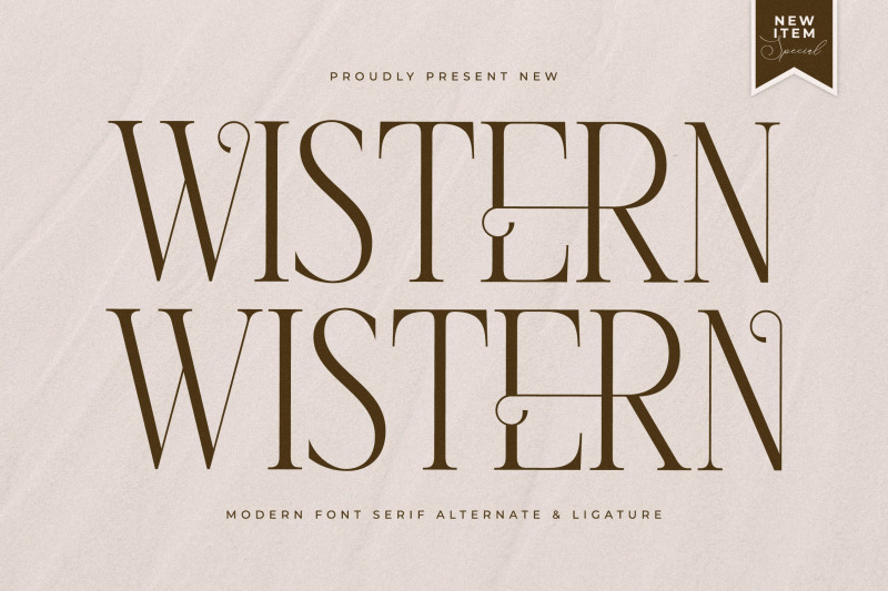 wistern-typeface