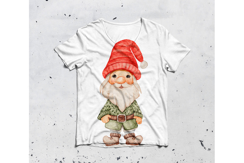 cute-gnome-watercolor-clipart