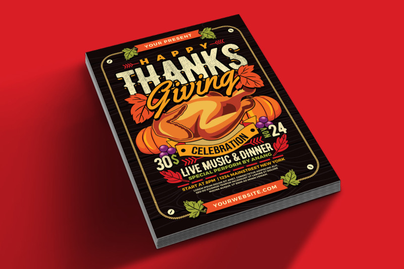thanksgiving-dinner-celebration-flyer