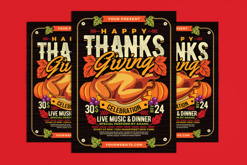 thanksgiving-dinner-celebration-flyer