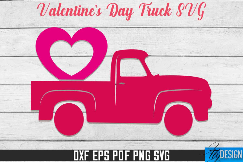 valentine-039-s-day-truck-svg-svg-design-svg-file