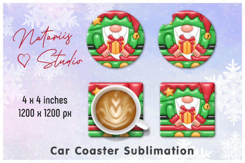 puffy-elf-mini-bundle-tumbler-mug-coaster