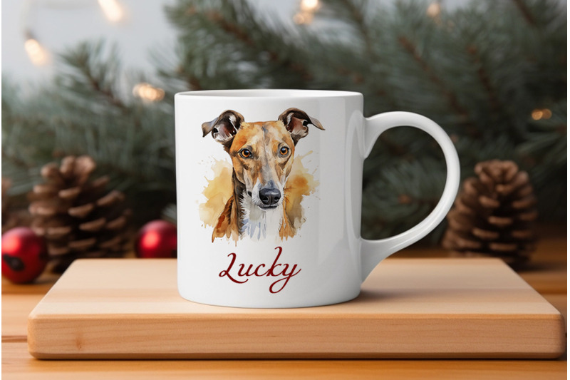 greyhound-dog-christmas-clipart