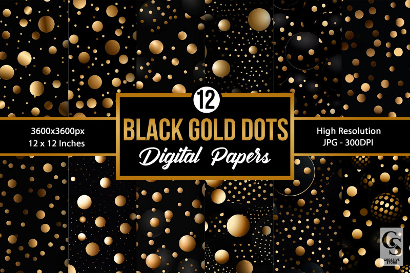 black-amp-gold-polka-dots-seamless-patterns