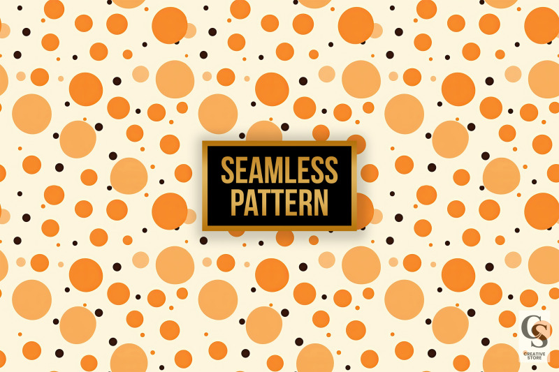 fall-orange-polka-dots-seamless-patterns